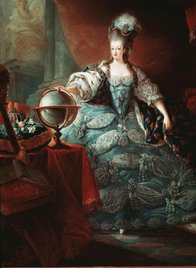 Portrait of Marie Antoinette, by Jean-Baptiste Gautier-Dagoty, 1775