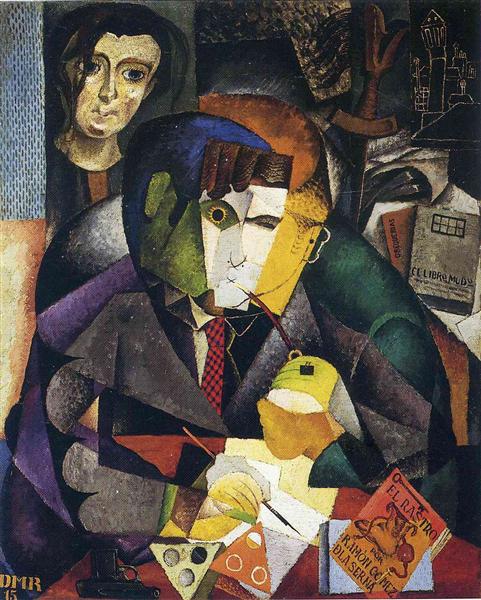 Portrait of Ramon Gomez de la Serna by Diego Rivera, 1915